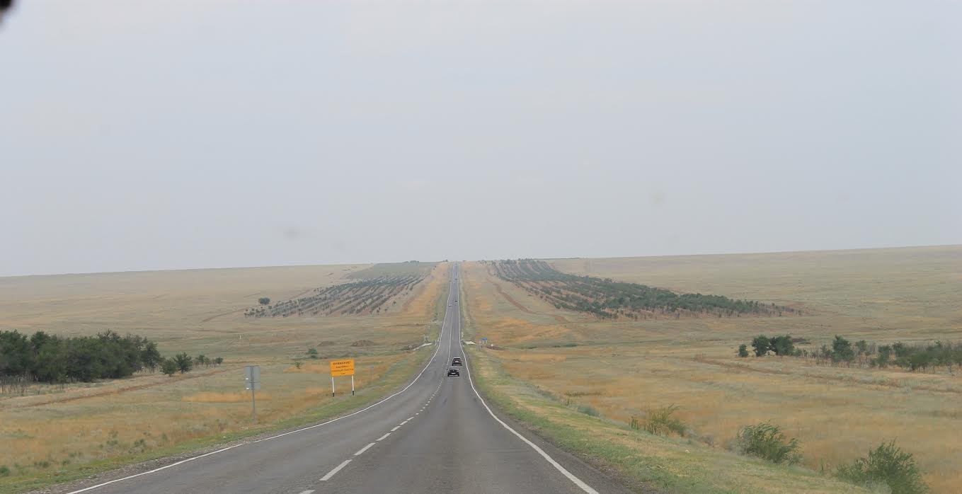 Дороги Казахстана в целом в хорошем состоянии; фото: Ц-1