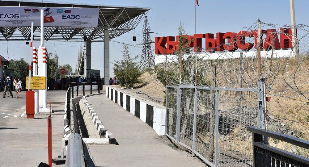 КПП "Кордай" на границе Кыргызстана и Казахстана; фото: Ц-1