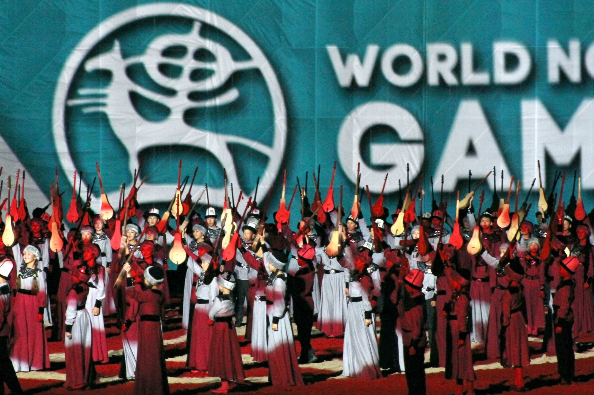 Открытие Всемирных игр кочевников в Кыргызстане; фото: Ц-1