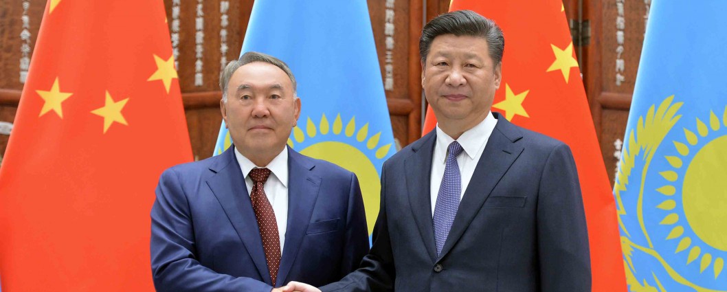 Казахстана Нурсултан Назарбаев с председателем КНР Си Цзиньпином; фото: akorda.kz