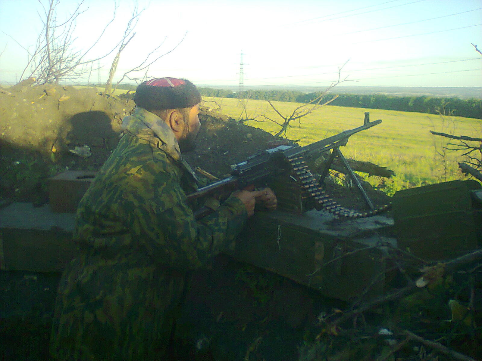 Талгат Байдаулетов во время военных действий в Луганске; фото: Одноклассники