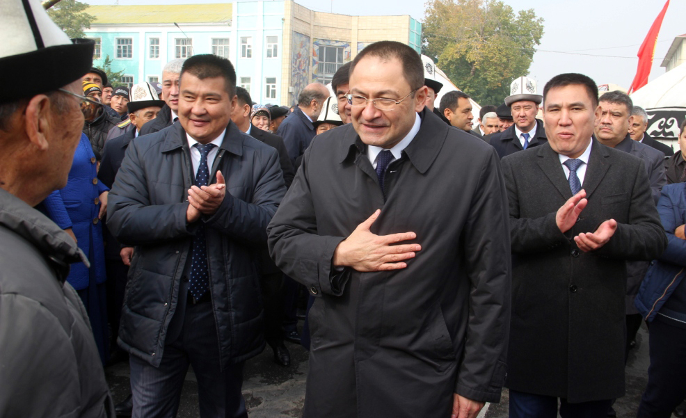 Заместитель премьер-министра Узбекистана Адхам Икрамов в Оше; фото: gov.kg 