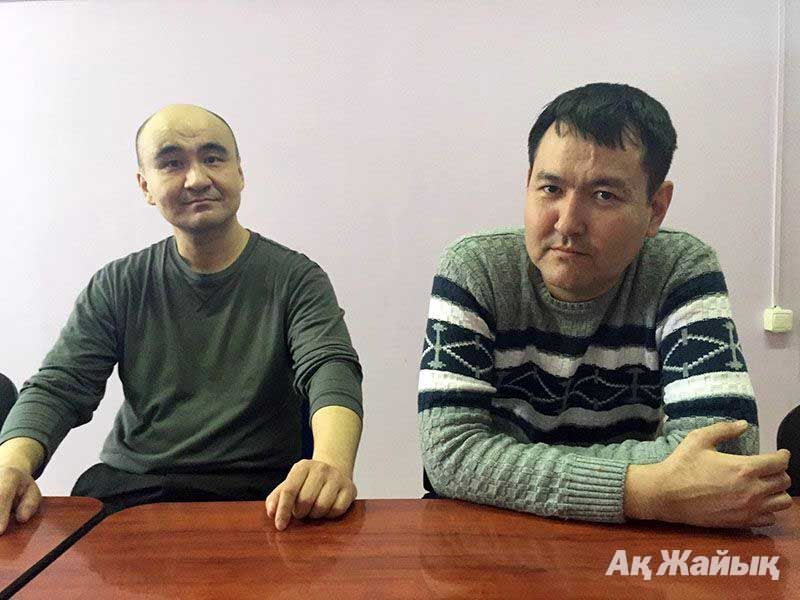Макс Бокаев и Талган Аян находятся под арестом с 17 мая; фото: организации "Ак Жайык"