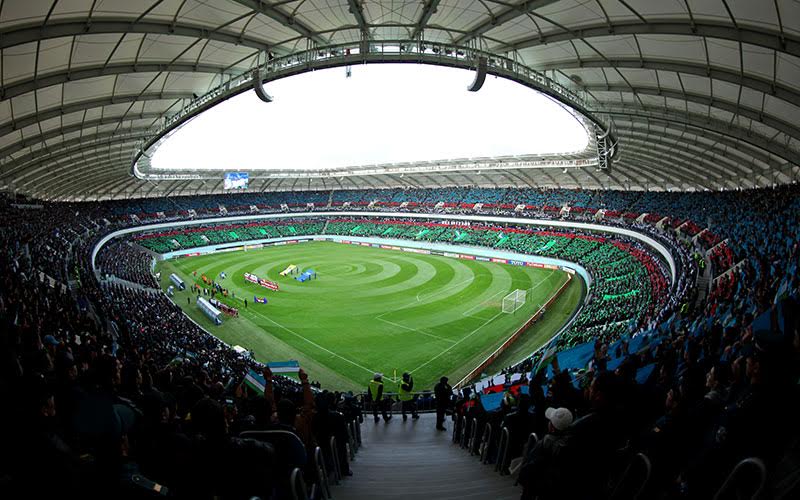 Стадион Бунедкор в Ташкенте был открыт в 2012 году; фото: fcbunyodkor.com