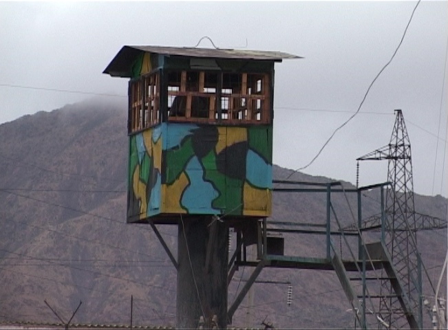 Сторожевая вышка на территории тюрьмы в Худжанде; фото:Ц-1