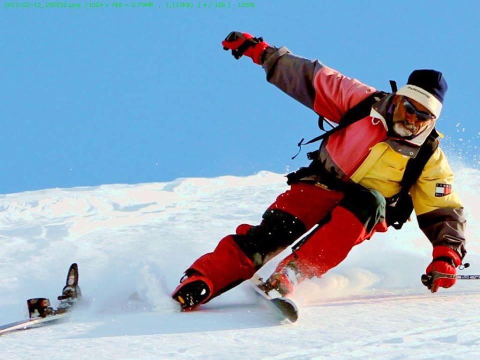 Требисовский - опытный лыжный инструктор; фото:Фейсбук