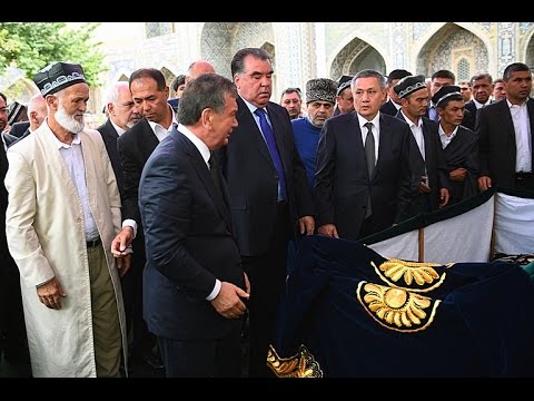 Возобновление дружбы с Узбекистаном началось с посещения Эмомали Рахмоном похорона Ислама Каримова; фото: пресс-служба президента Таджикистана