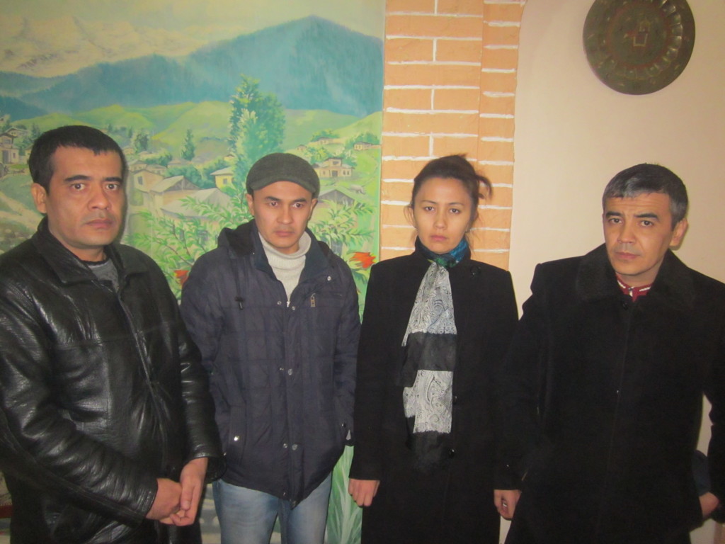 Дети Азимжана Аскарова, слева направо: Азизбек, Шерзодбек, Навруза и Ферузбек; фото: Ц-1
