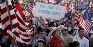 Демонстрация мигрантов в США; фото: history.knoji.com