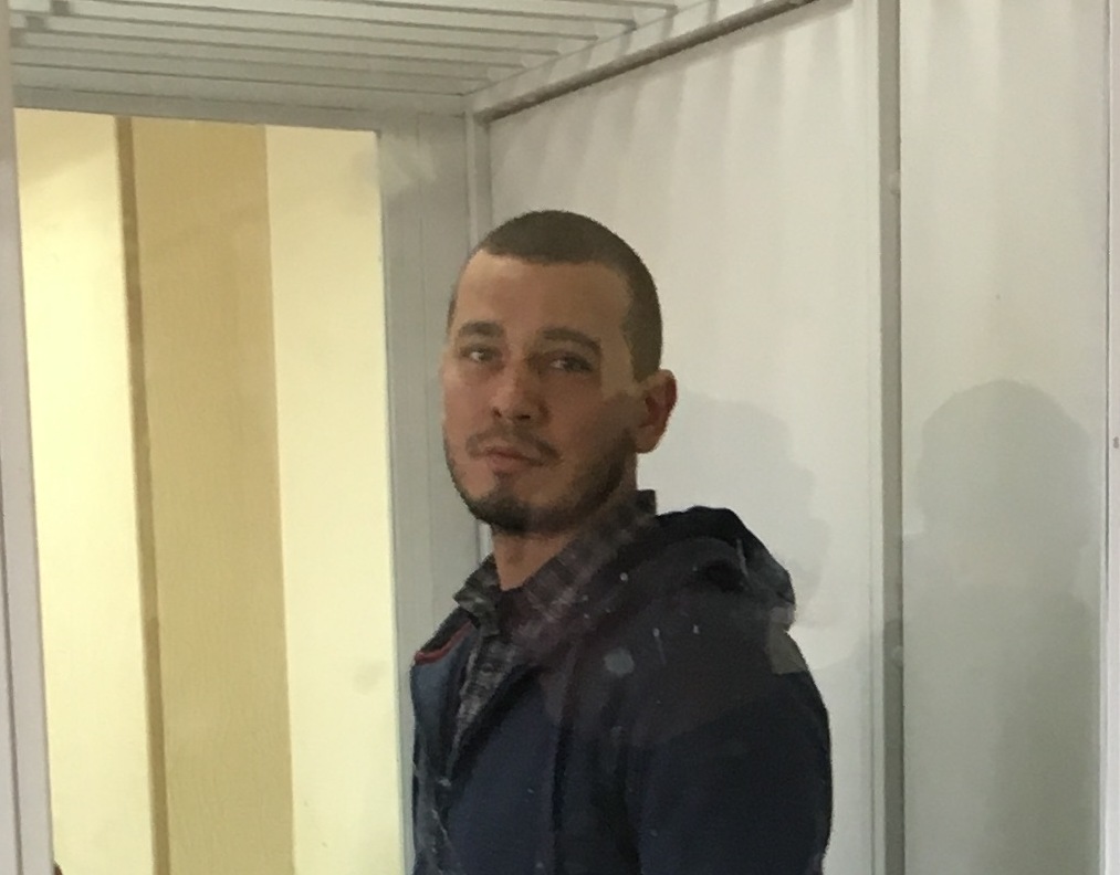 Акбарали Абдуллаев в зале суда; фото: Ц-1