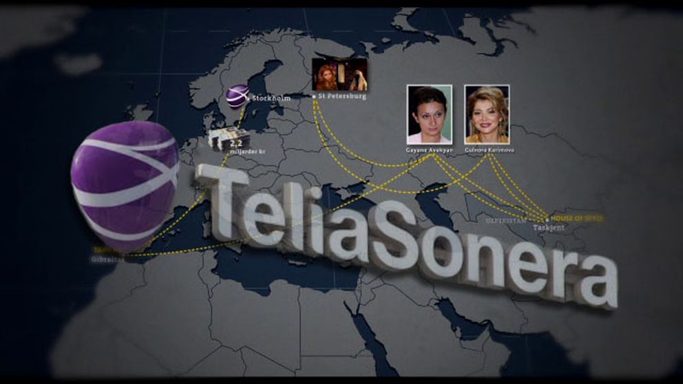 Скриншот шведского общественного телевидения, с которого началось расследование дела о взятке Гульнаре Каримовой