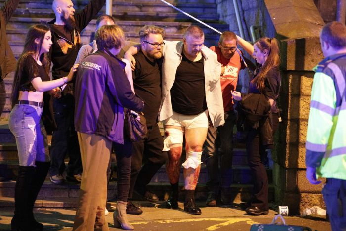 После теракта 22 мая в Манчестере - городе на северо-западе Англии; фото: скриншот