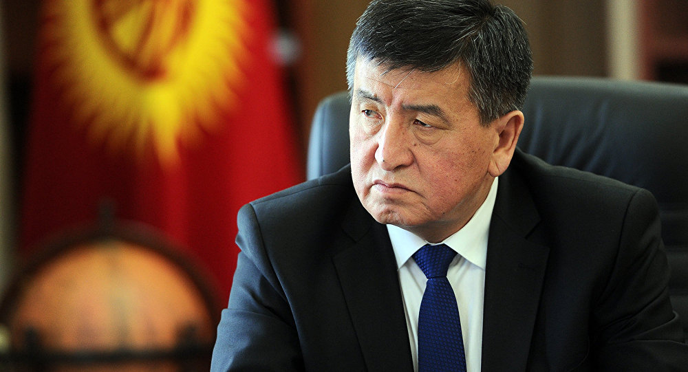 Юывший премьер-министр КР Сооронбай Жээнбеков; фото: Спутник Кыргызстан