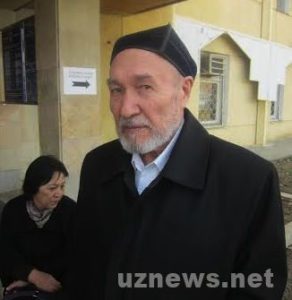 Генеральный секретарь партии "Эрк" Атаназар Арифов на суде против его соратников; фото: Uznews.net