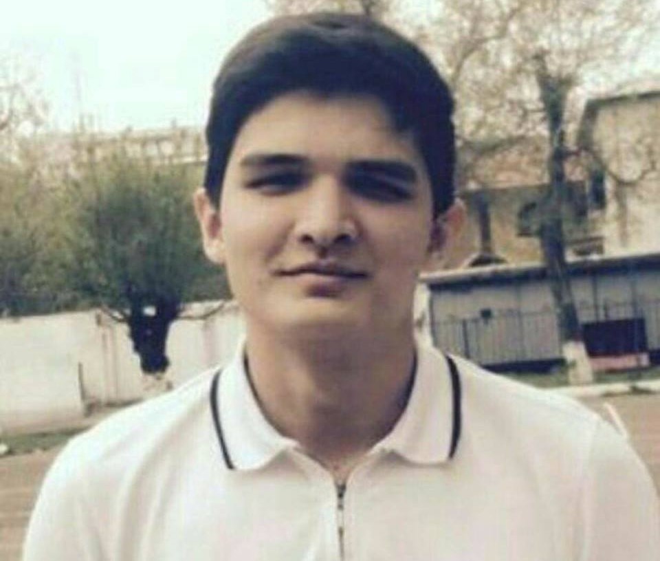 Джасур Ибрагимов, студент медколледжа в Ташкенте погиб в Ташкенте 1 июня; фото: Фейсбук