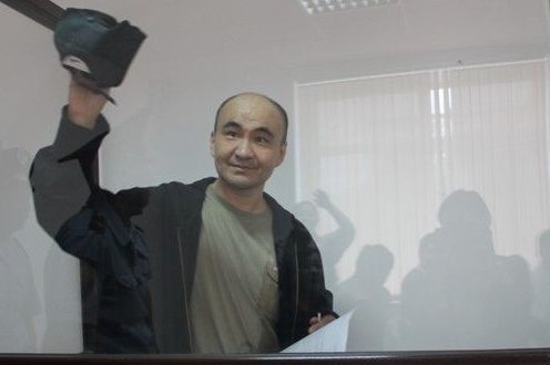 Макс Бокаев во время одного из судебных заседаний по его делу; фото: azh.kz