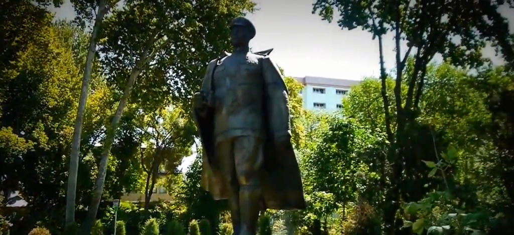 В парке Сабира Рахимова в Ташкенте; фото: скриншот