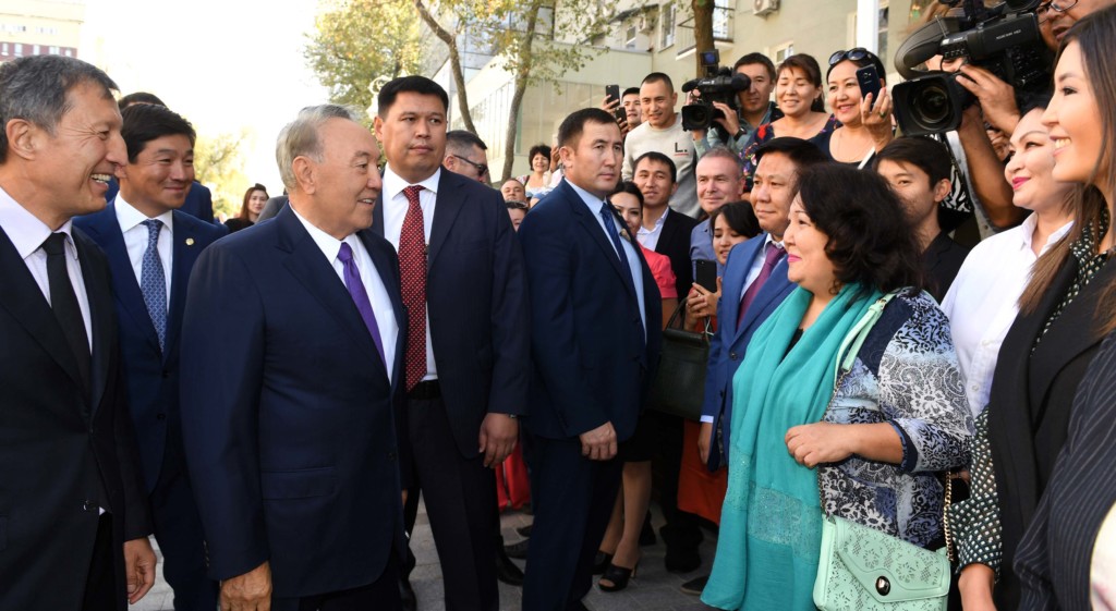 Президент Нурсултан Назарбаев в Алматы; фото: akorda.kz