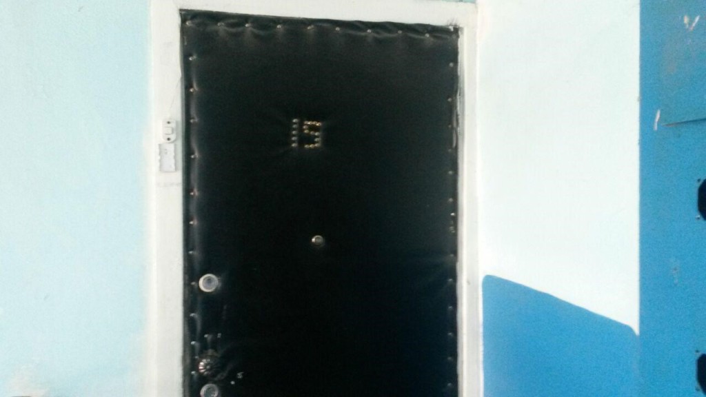 The door of the flat where Umidjon Abdunazarov used to live; photo: Centre-1