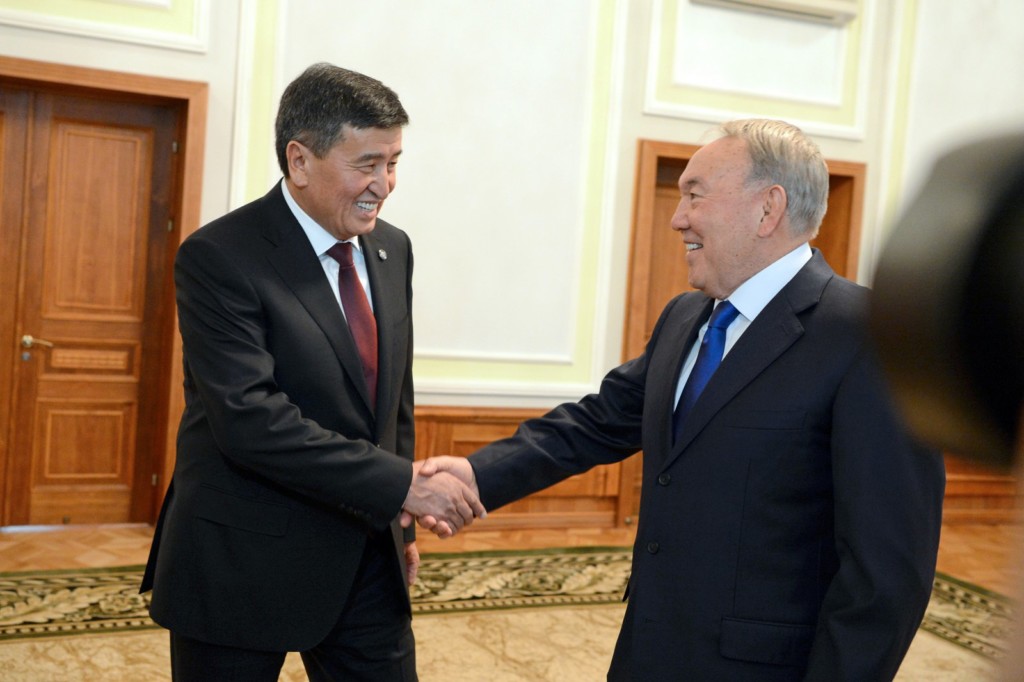 Встреча глав КР и РК в Минске; фото: пресс-служба президента КР