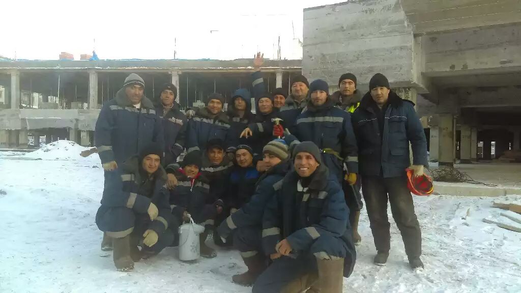 Трудовые мигранты из Узбекистана в Якутии; фото: предоставлено Ц-1