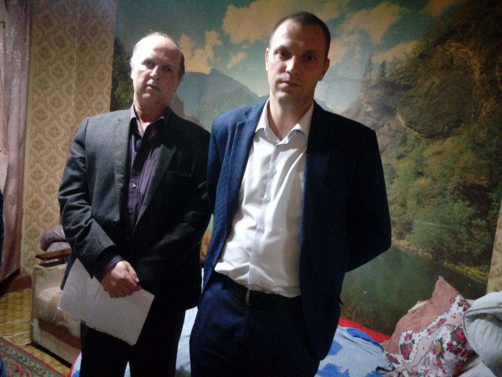Андрей Плужников (слева) и адвокат Дмитрий Путяйкин; фото: предоставлено Ц-1