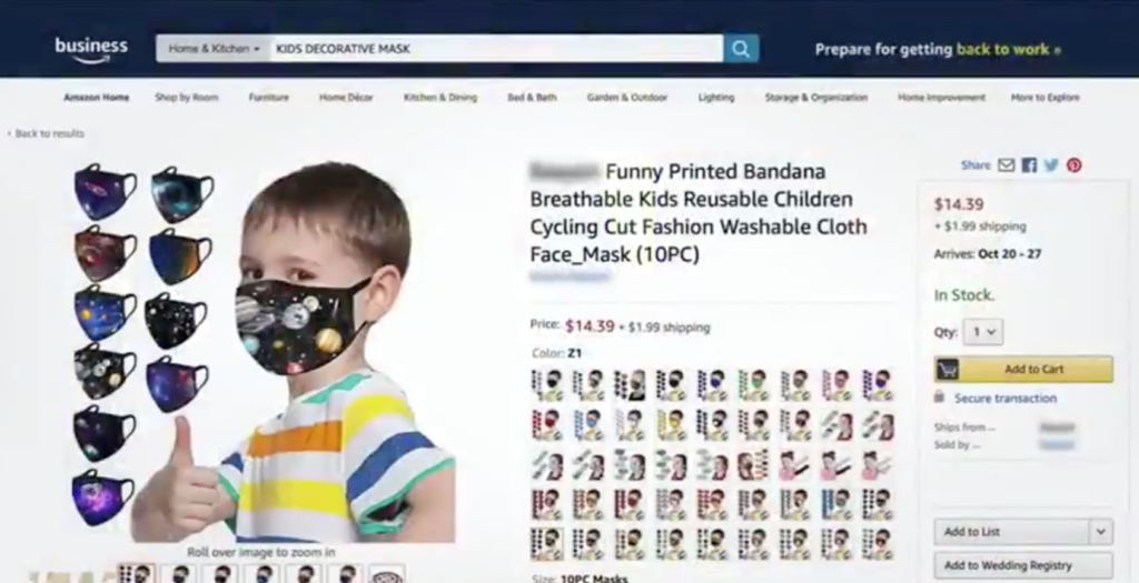 Детей заставляют носить маски, нанося им непоправимый ущерб здоровью; скриншот