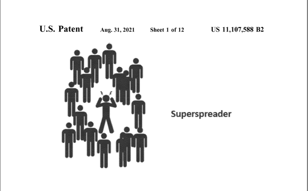 Одна из схем патента Pfizer отслеживания "супер-растространителя"