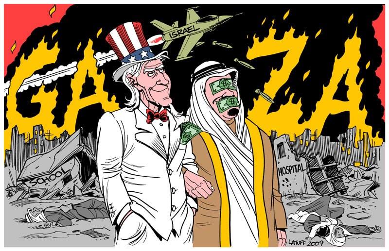 Карикатура со страницы Facebook "США - империя зла"